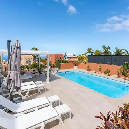 Gs Luxury Ocean View With Heated Pool By Golf * Costa Adeje (Tenerife)